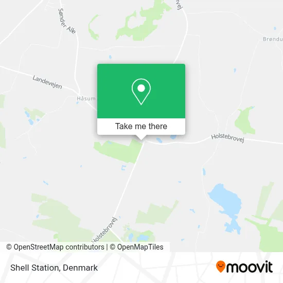 Shell Station map
