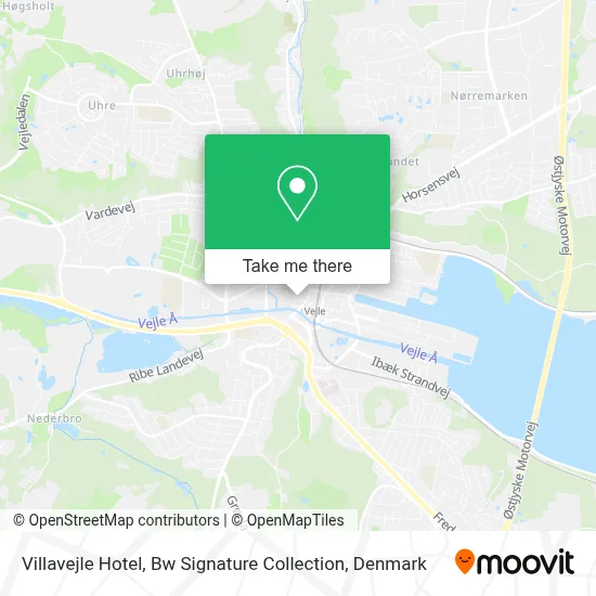 Villavejle Hotel, Bw Signature Collection map