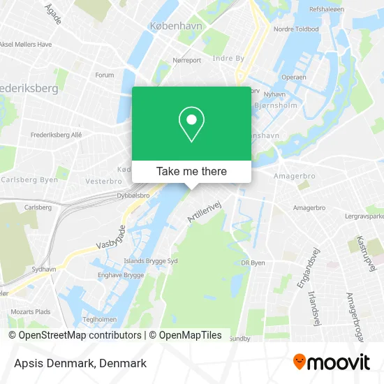 Apsis Denmark map