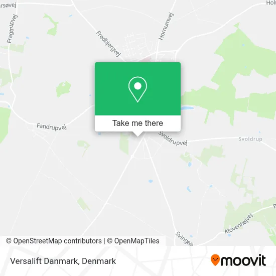 Versalift Danmark map