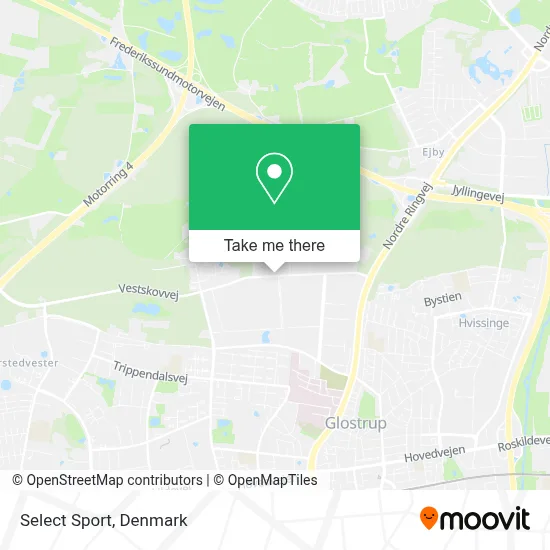 Select Sport map