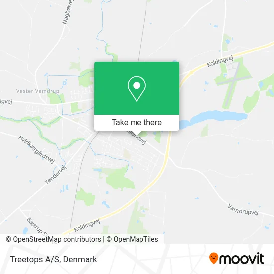 Treetops A/S map