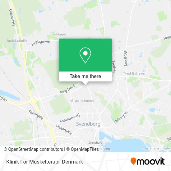 Klinik For Muskelterapi map