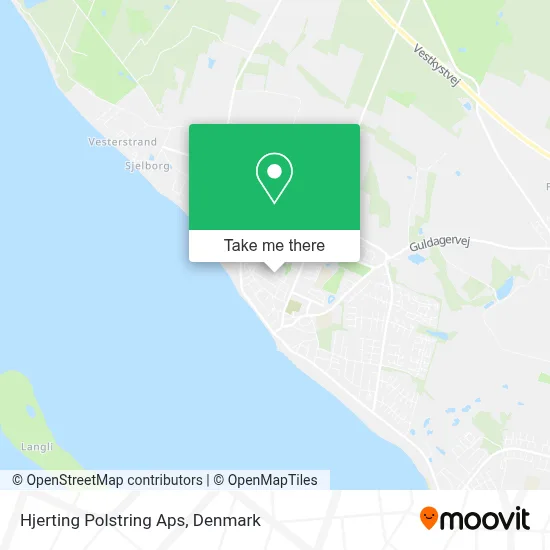 Hjerting Polstring Aps map