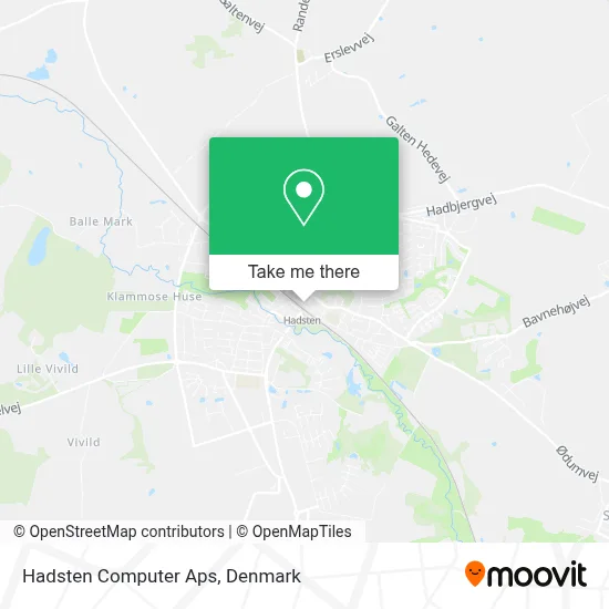 Hadsten Computer Aps map