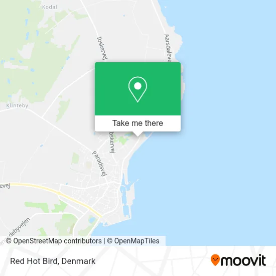 Red Hot Bird map