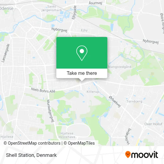 Shell Station map