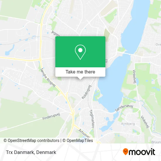 Trx Danmark map
