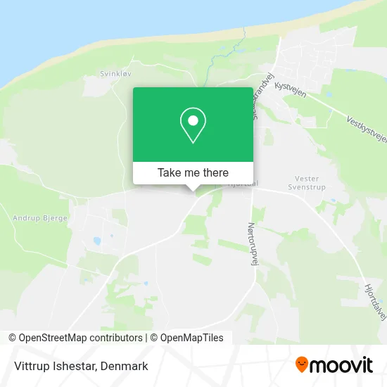 Vittrup Ishestar map