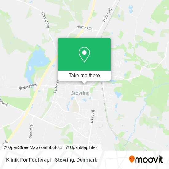 Klinik For Fodterapi - Støvring map