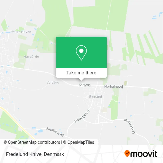 Fredelund Knive map