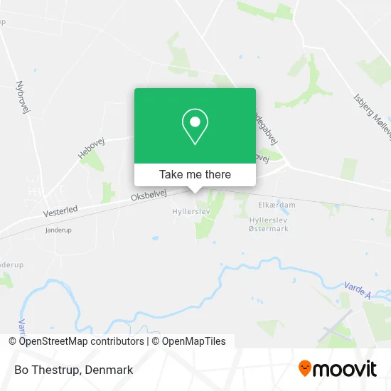 Bo Thestrup map