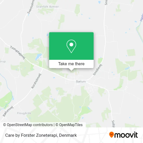Care by Forster Zoneterapi map