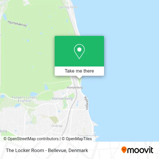 The Locker Room - Bellevue map