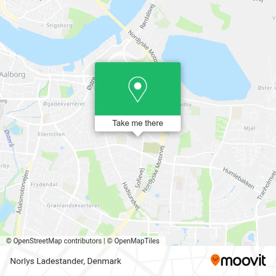 Norlys Ladestander map