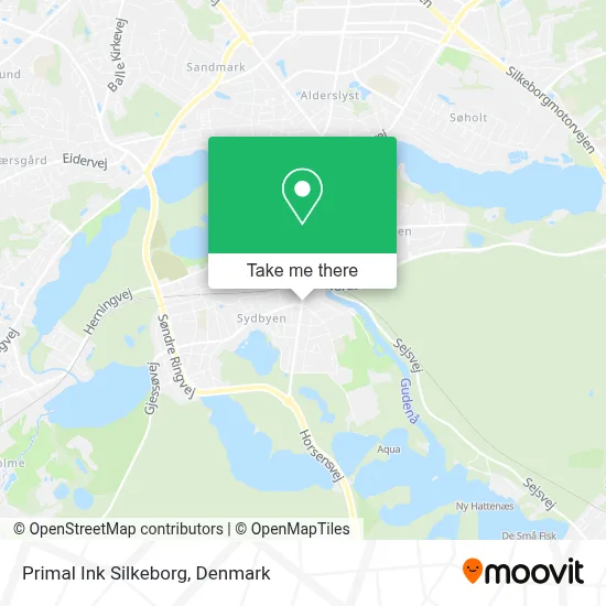 Primal Ink Silkeborg map