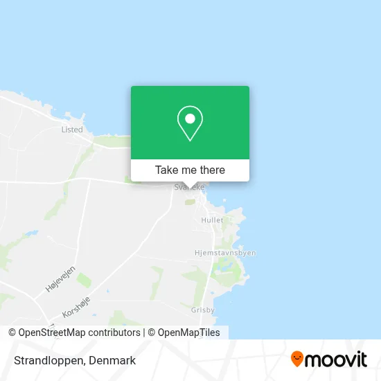Strandloppen map