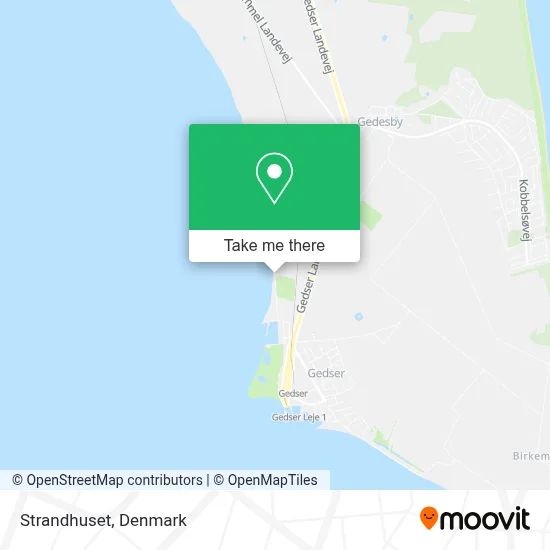 Strandhuset map