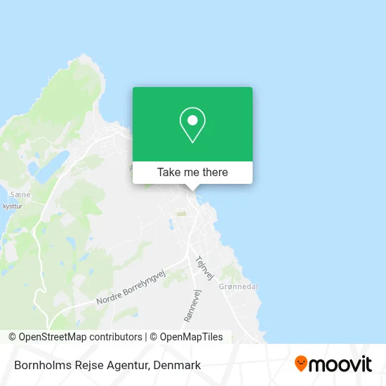 Bornholms Rejse Agentur map