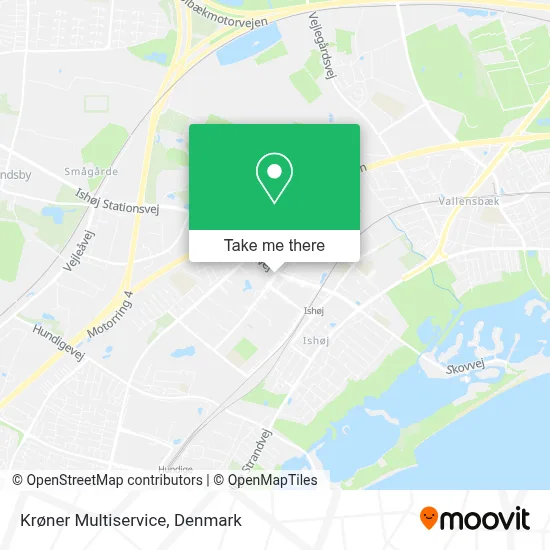 Krøner Multiservice map