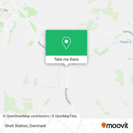 Shell Station map