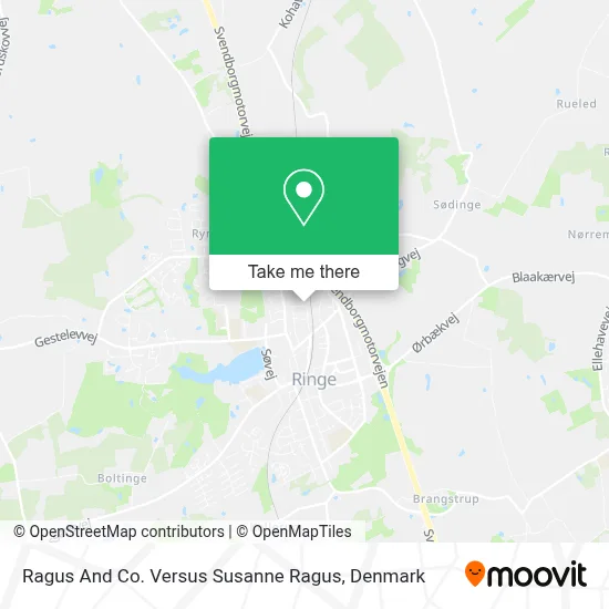 Ragus And Co. Versus Susanne Ragus map