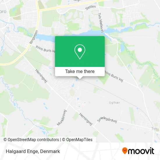 Halgaard Enge map