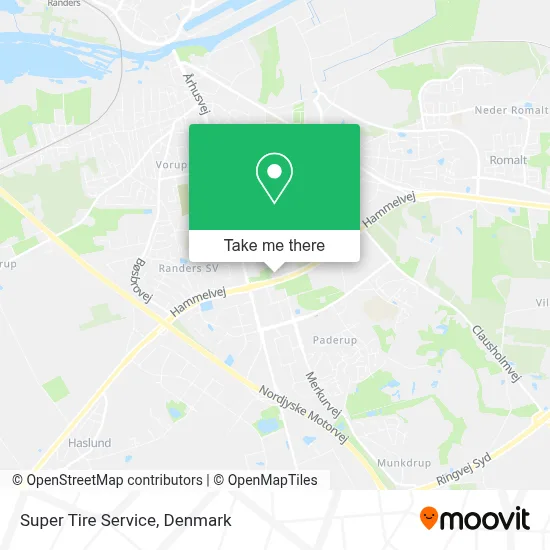 Super Tire Service map