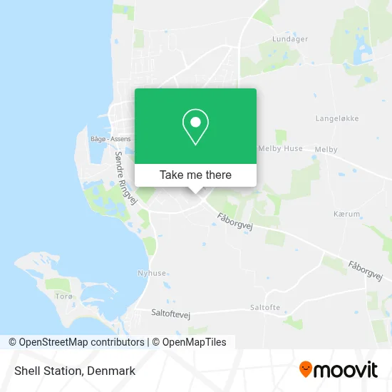 Shell Station map