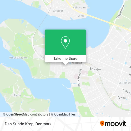 Den Sunde Krop map