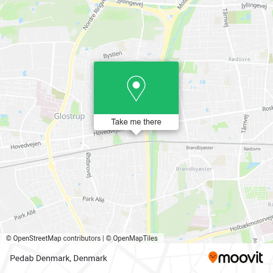 Pedab Denmark map