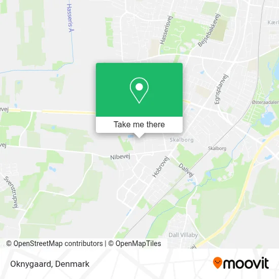 Oknygaard map
