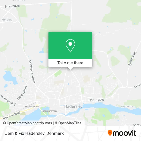 Jem & Fix Haderslev map