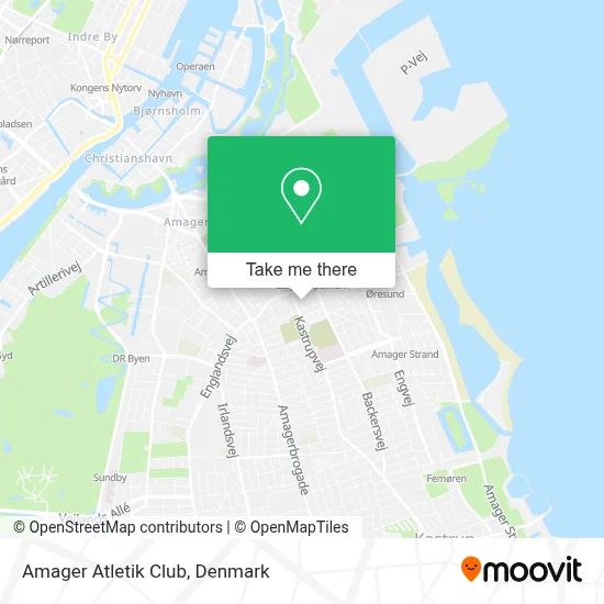 Amager Atletik Club map