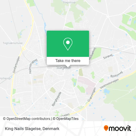 King Nails Slagelse map