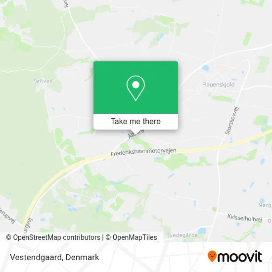Vestendgaard map