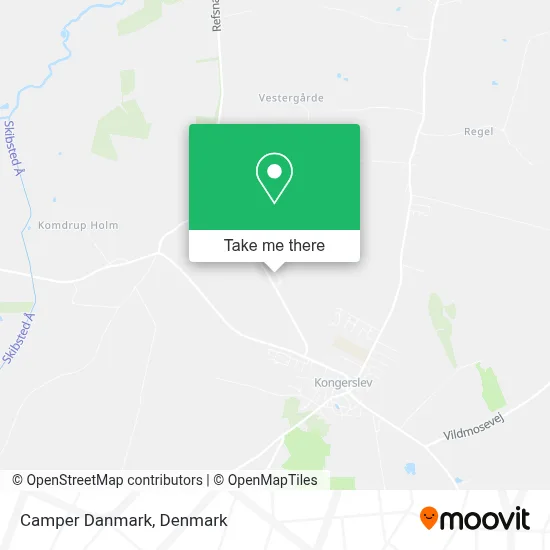 Camper Danmark map