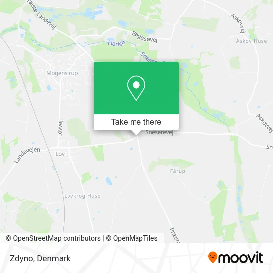 Zdyno map