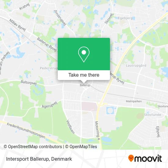 Intersport Ballerup map