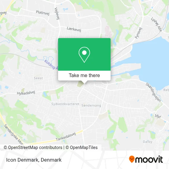 Icon Denmark map