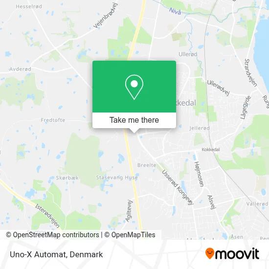 Uno-X Automat map