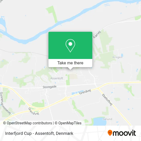 Interfjord Cup - Assentoft map