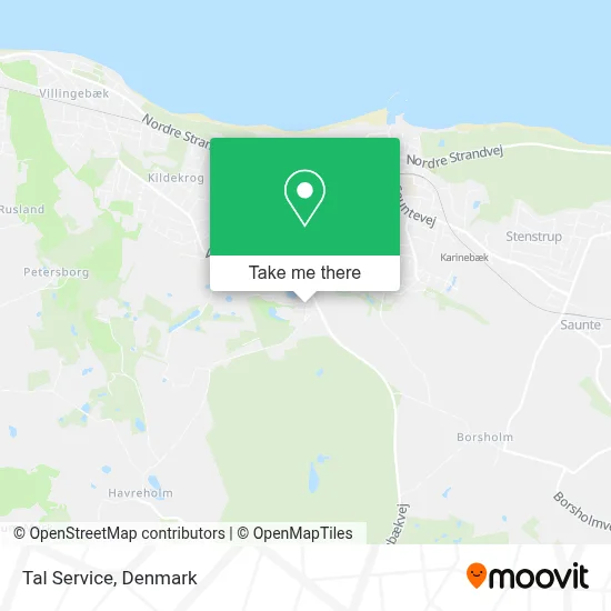 Tal Service map