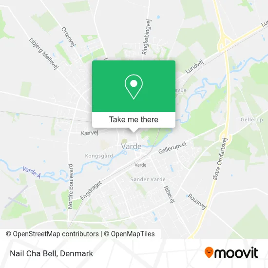 Nail Cha Bell map