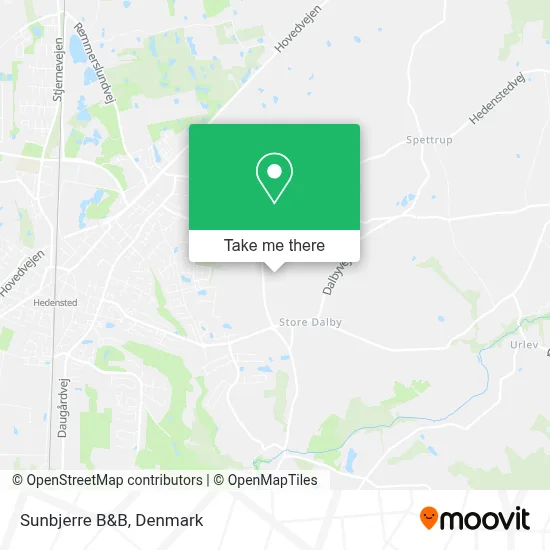 Sunbjerre B&B map