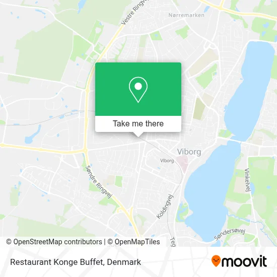 Restaurant Konge Buffet map