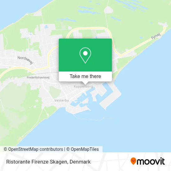 Ristorante Firenze Skagen map