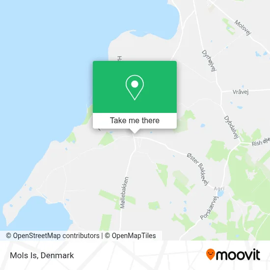 Mols Is map