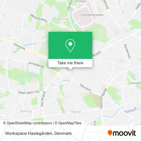 Workspace Haslegården map