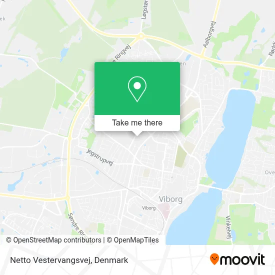 Netto Vestervangsvej map